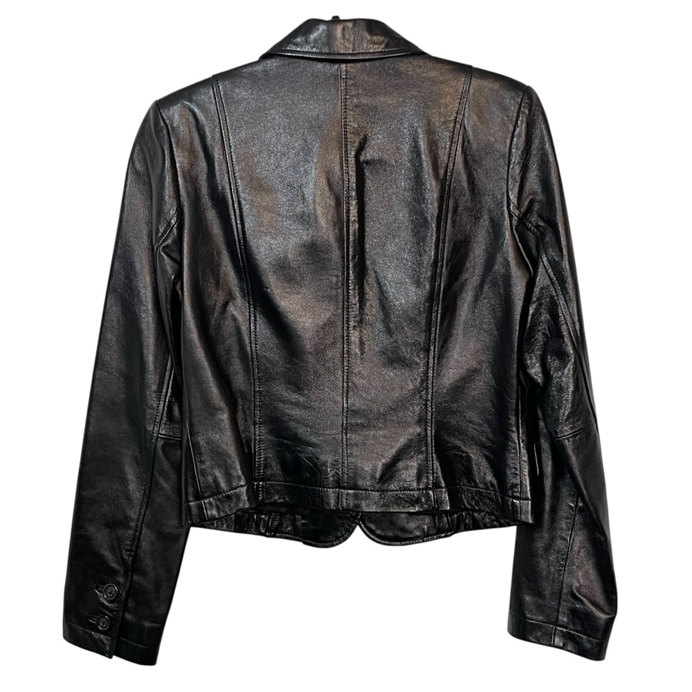 Quality Black Leather Jacket Blazer - image 6